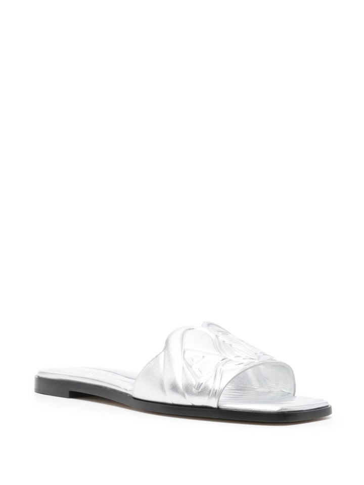 Alexander McQueen Slide sandals with embossed logo