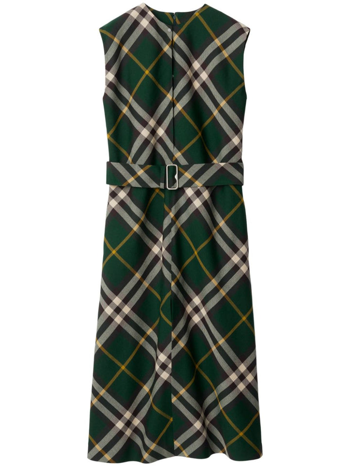Burberry Nova Check Midi Dress