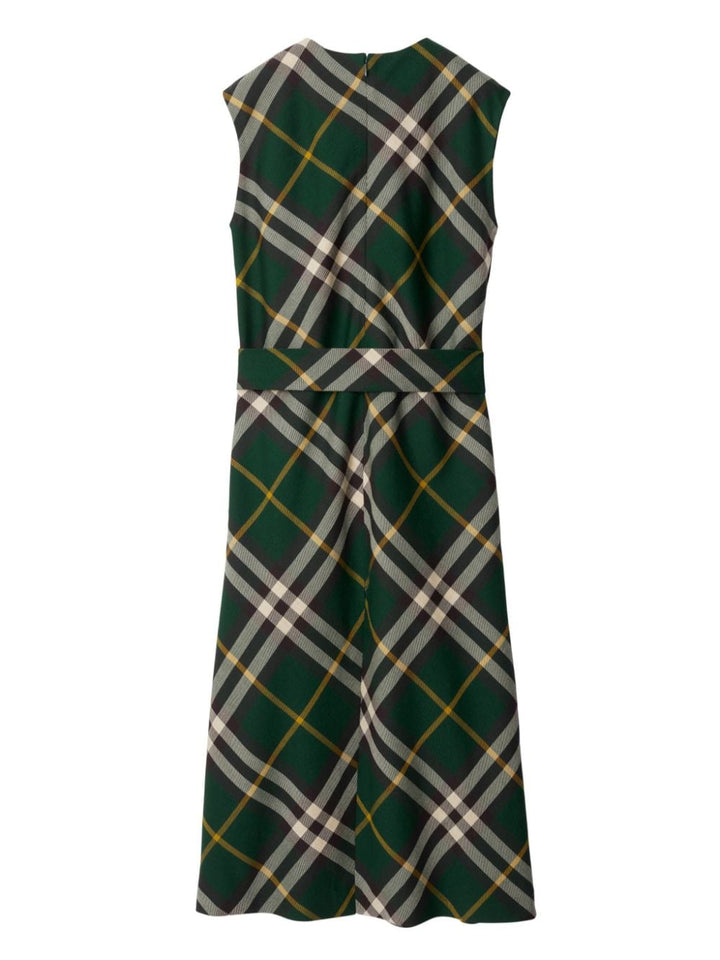Burberry Nova Check Midi Dress