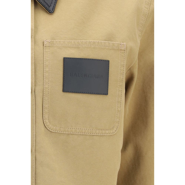 Balenciaga Beige Cotton Full-Length Jacket