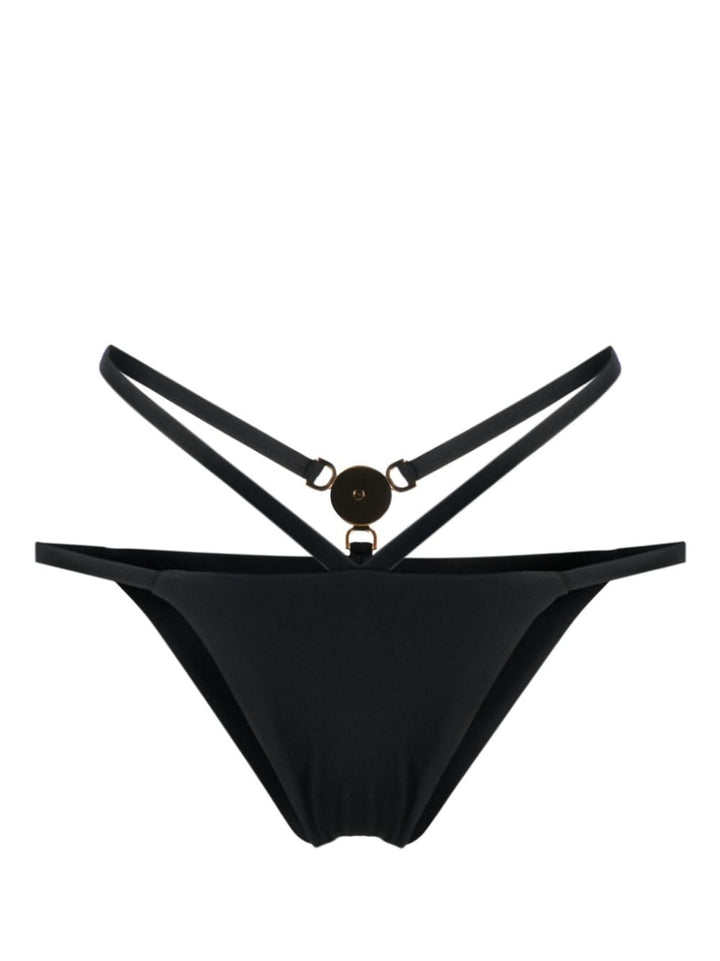 Versace Medusa-plaque strappy bikini bottoms