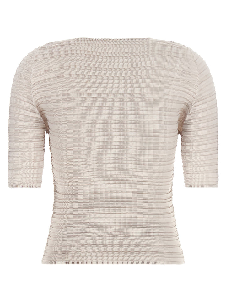 Issey Miyake Beige Polyester Blouse