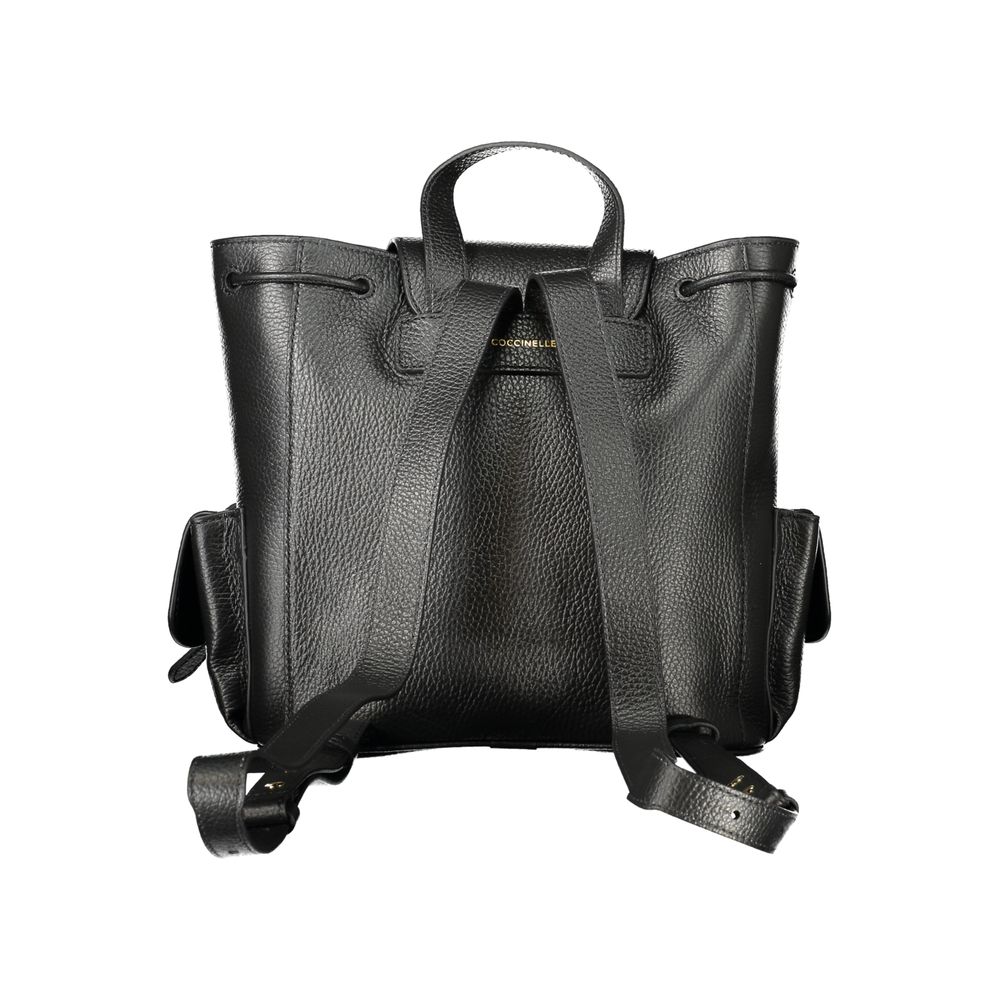 Coccinelle Nero Leather Women's Backpack – Visamoda