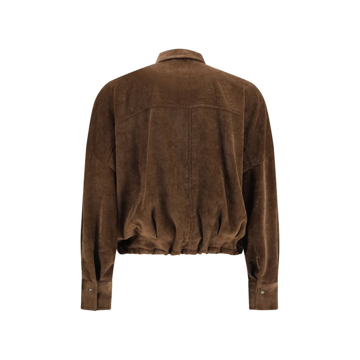 Brunello Cucinelli Brown Viscose Shirt