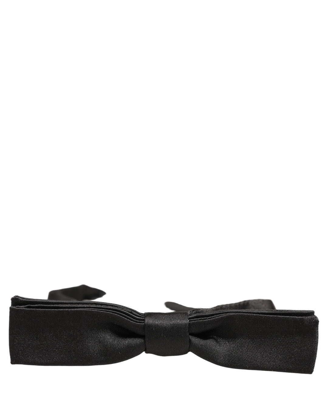 Dolce & Gabbana Men Dark Gray 100% Silk Adjustable Neck Papillon Bow Tie
