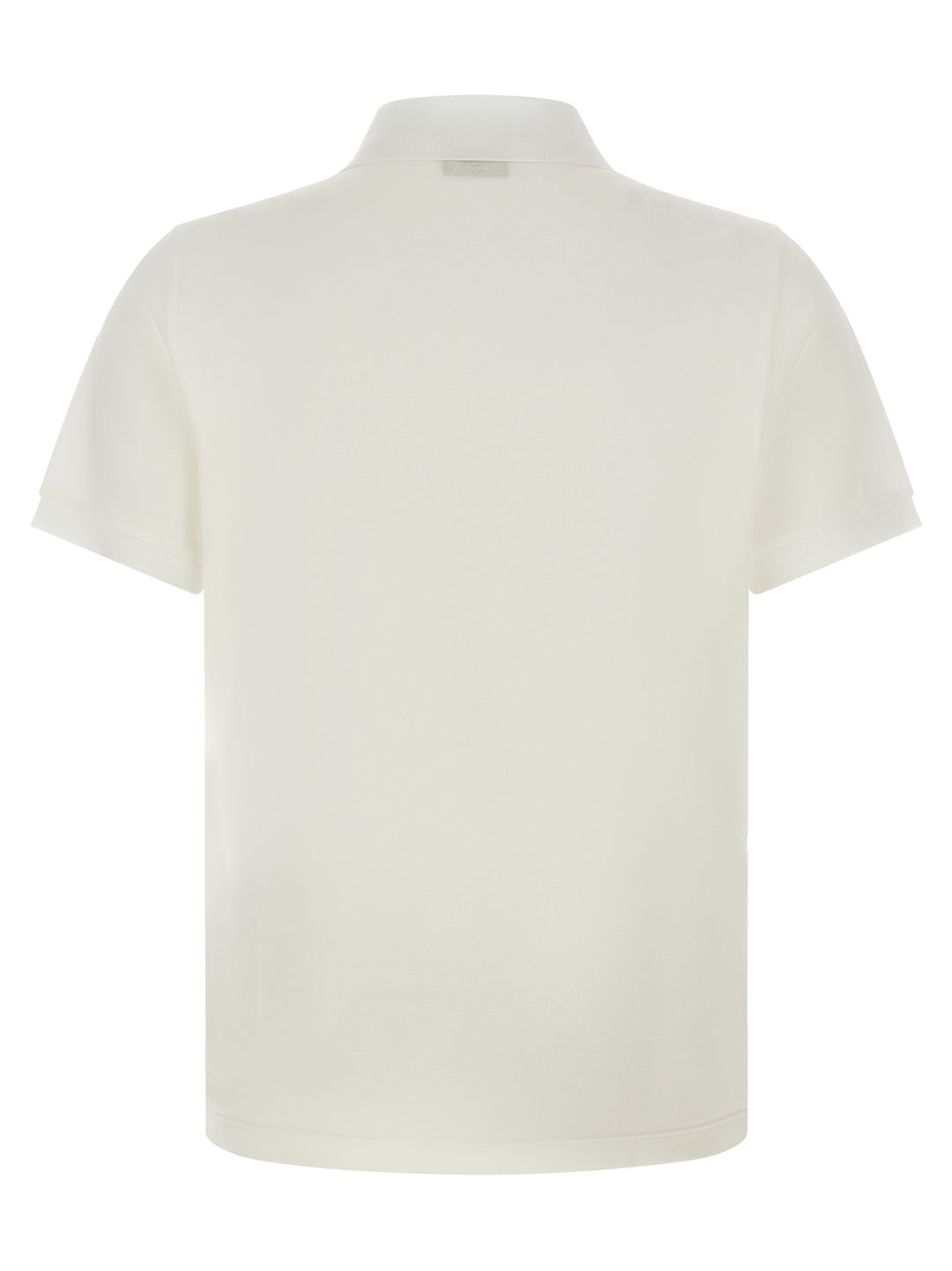 Fendi White Cotton Polo Shirt