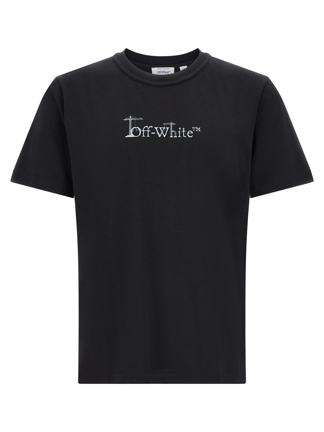 Off-White Black Cotton T-Shirt