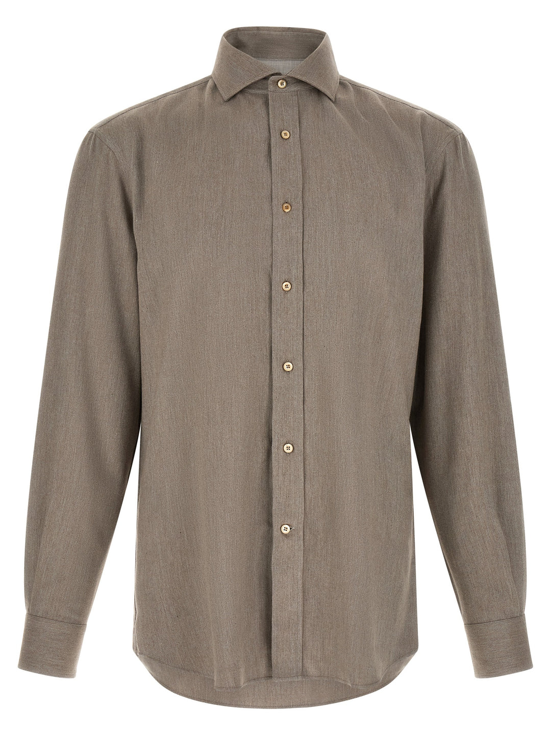 Brunello Cucinelli Gray Cotton Blouse