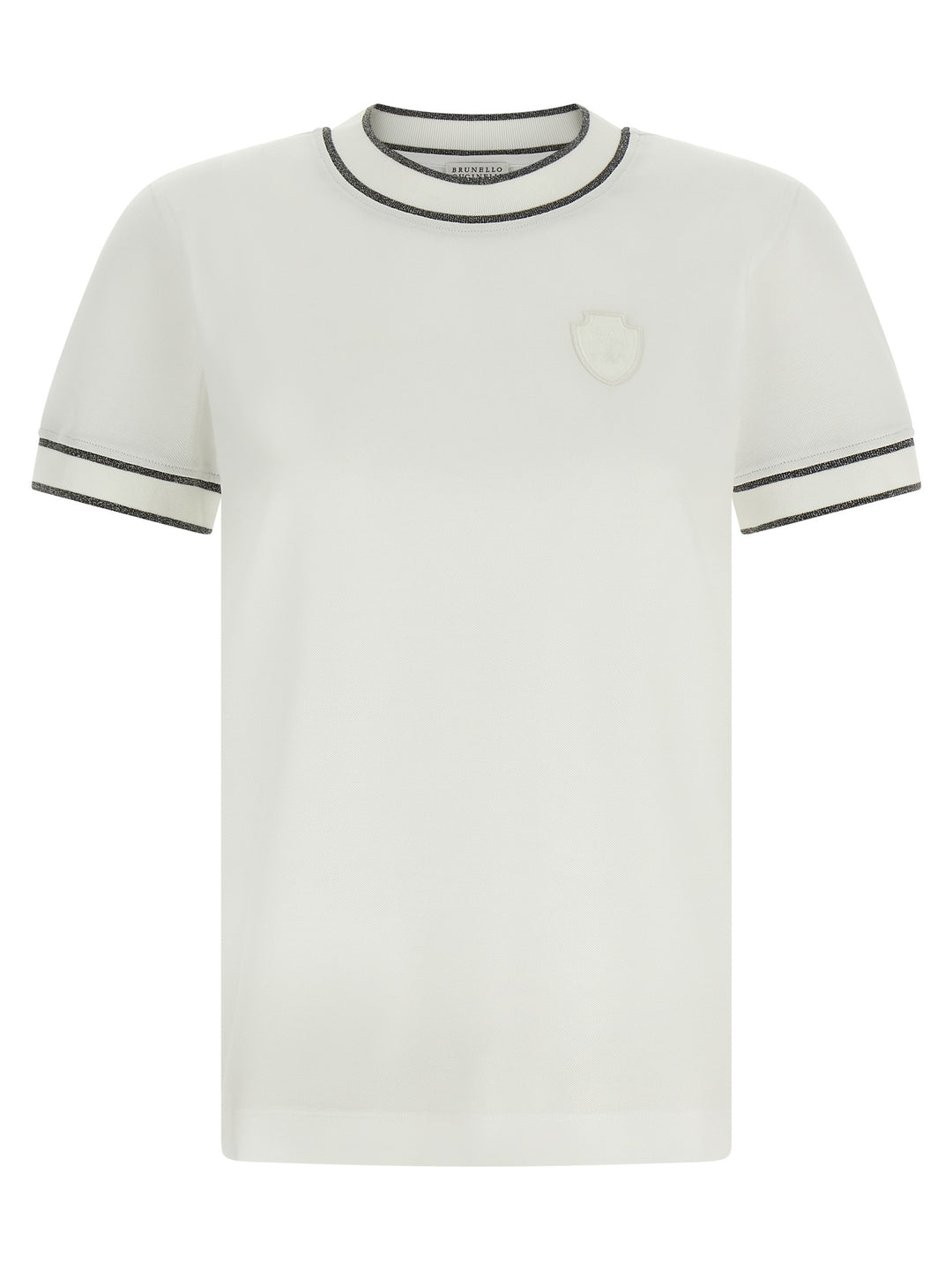 Brunello Cucinelli White Cotton T-Shirt