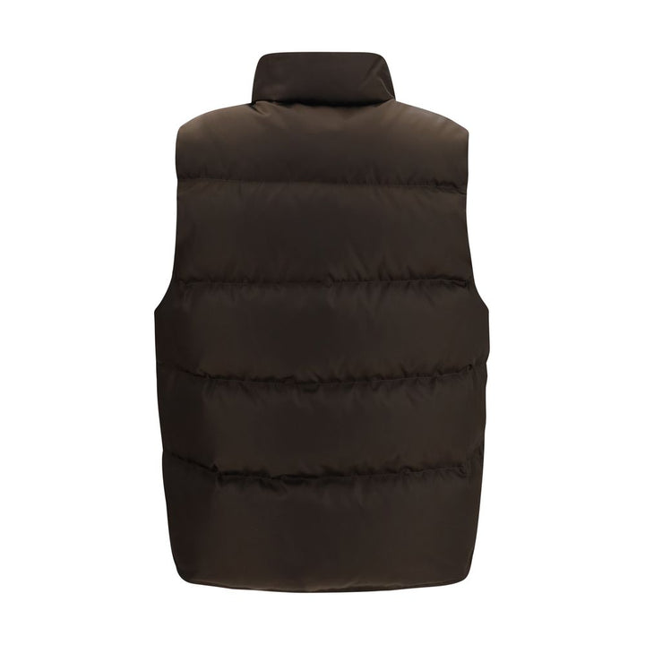 Prada Brown Goose Down Sleeveless Jacket