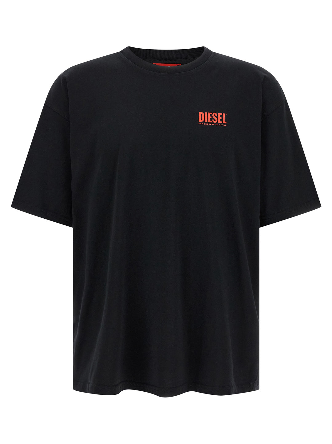 Diesel Black Cotton T-Shirt
