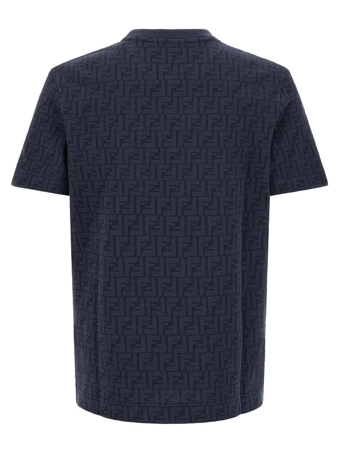 Fendi Blue Cotton T-Shirt