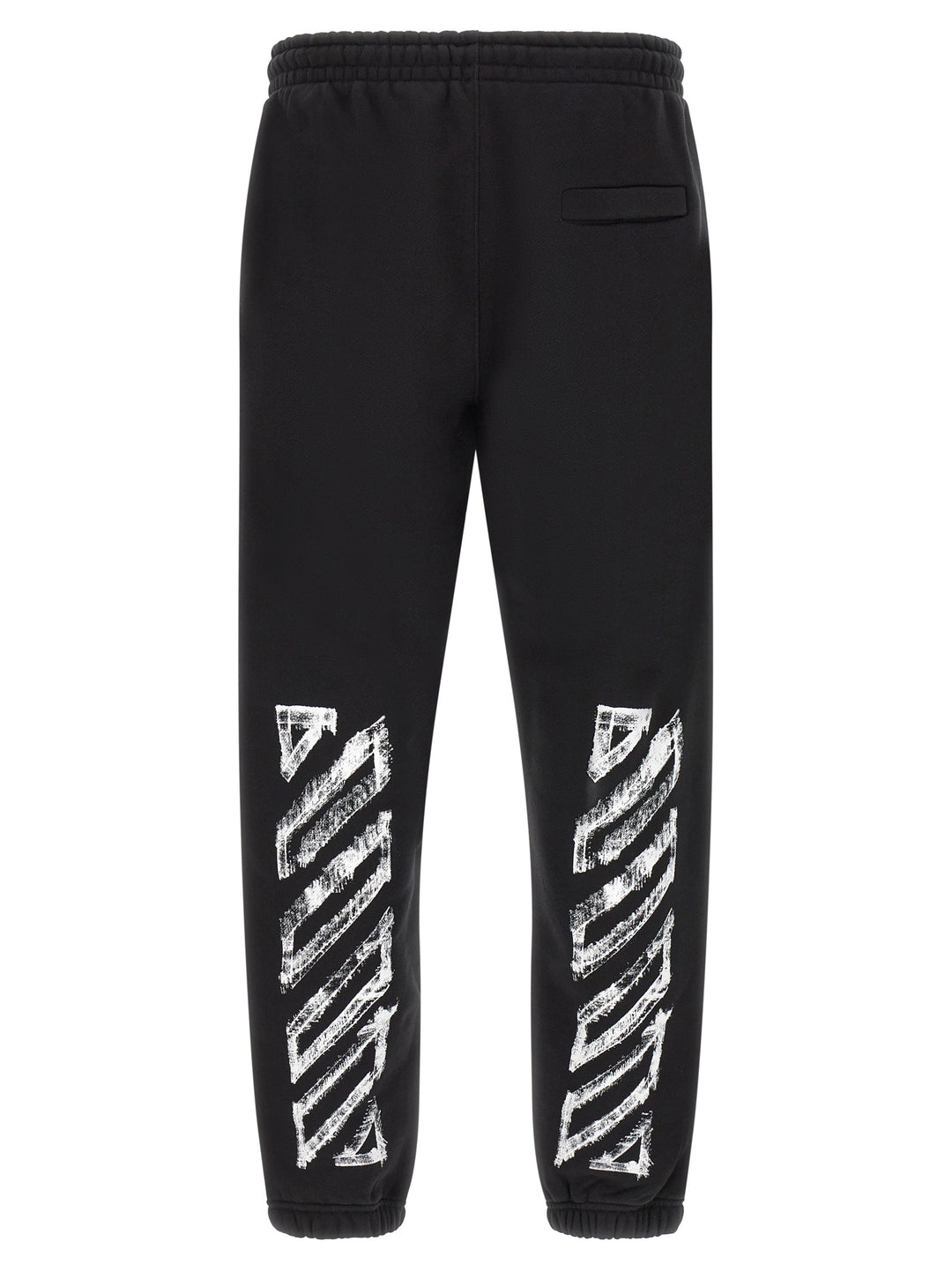 Off-White Black Cotton Joggers (Workout Pants)
