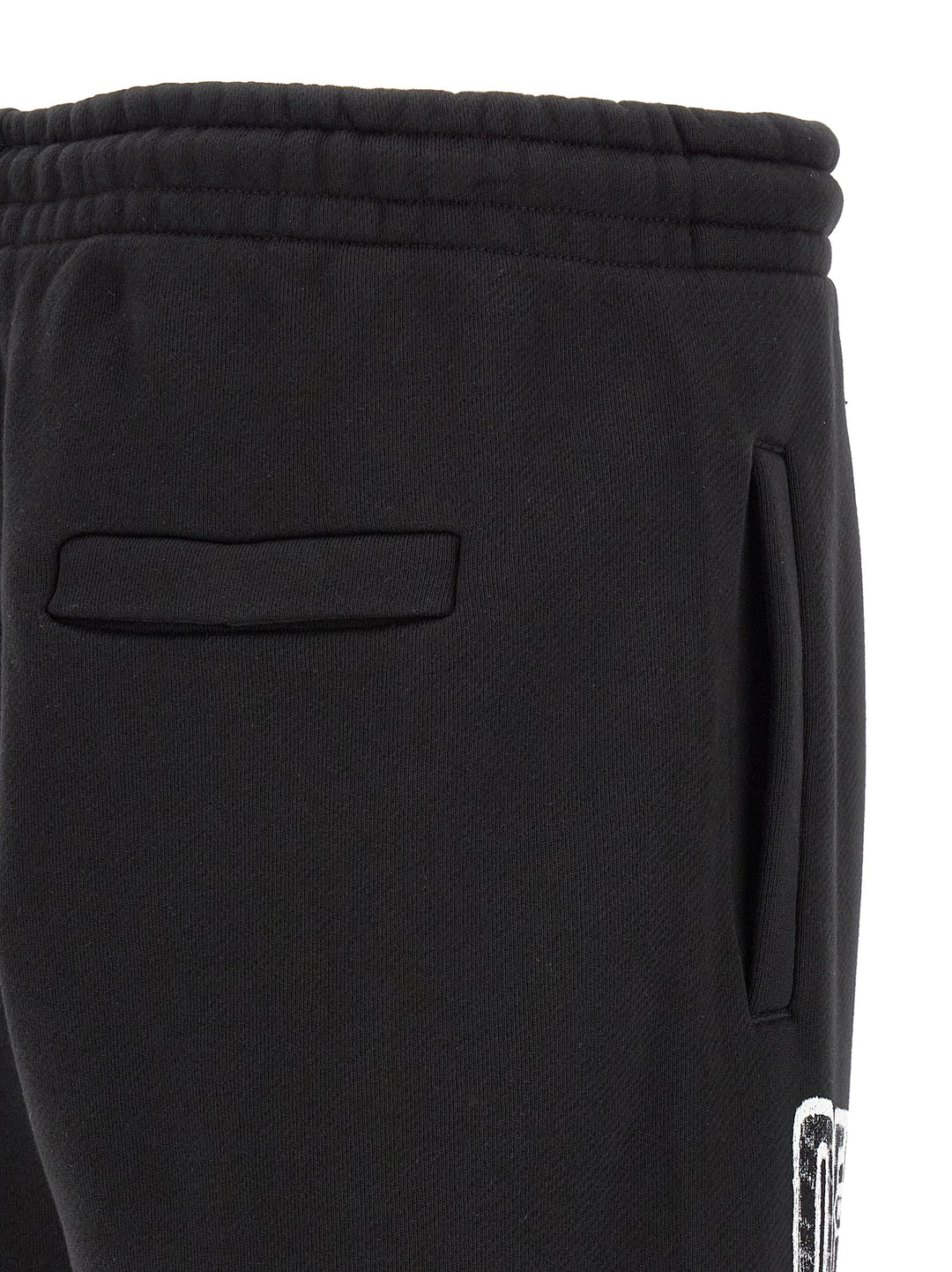 Off-White Black Cotton Joggers (Workout Pants)