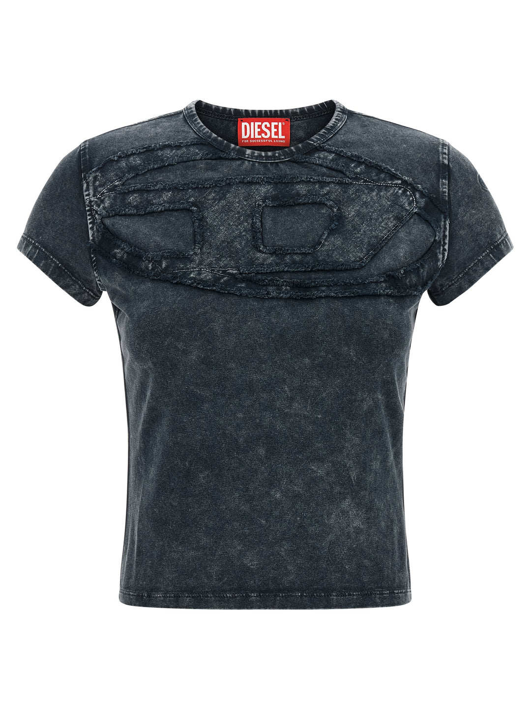 Diesel Gray Cotton T-Shirt