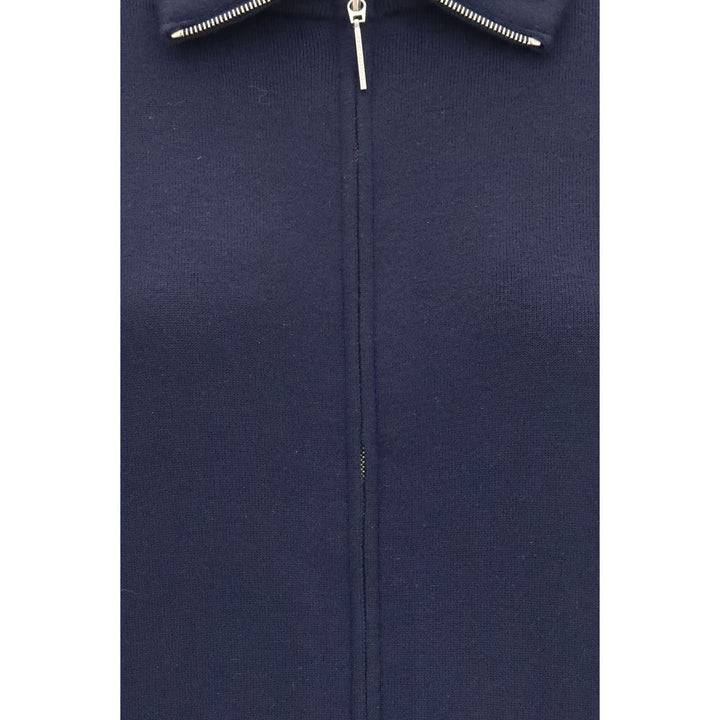 Giorgio Armani Blue Wool Oves Aries Bomber
