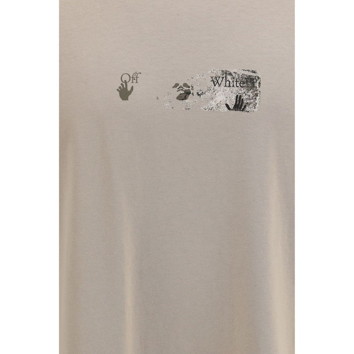 Off-White Beige Cotton Sportswear