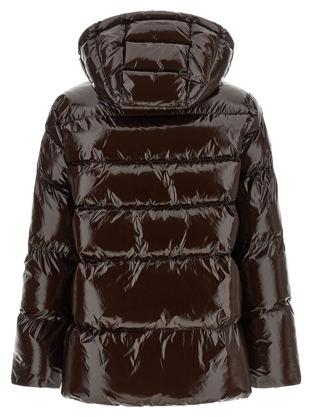 PINKO Brown Polyamide Full-Length Jacket