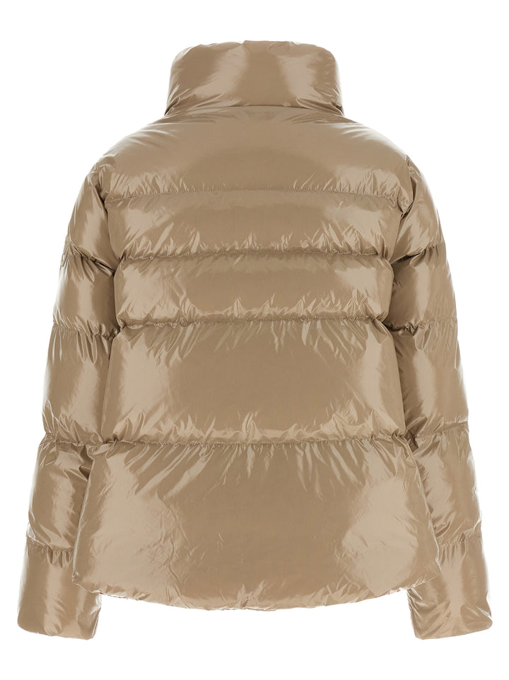 PINKO Beige Polyamide Full-Length Jacket