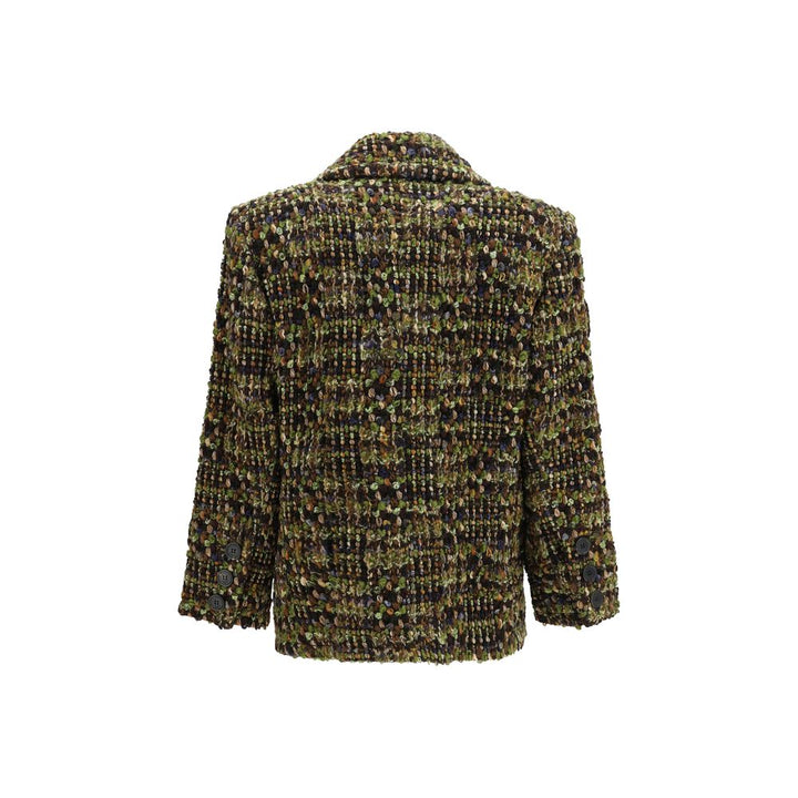 Saint Laurent Multicolor Wool Oves Aries Full-Length Jacket