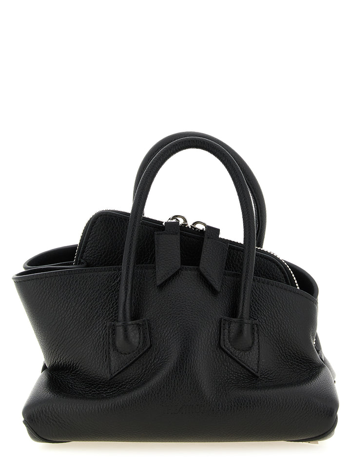 The Attico Black Bovine Leather Handbag