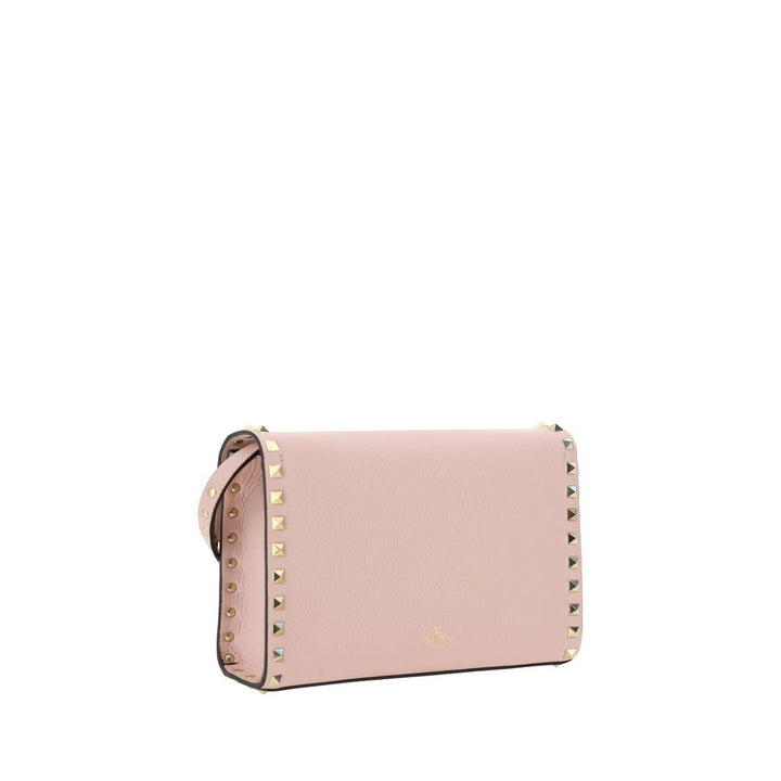 Valentino Garavani Pink Calf Leather Bos Taurus Shoulder Bag