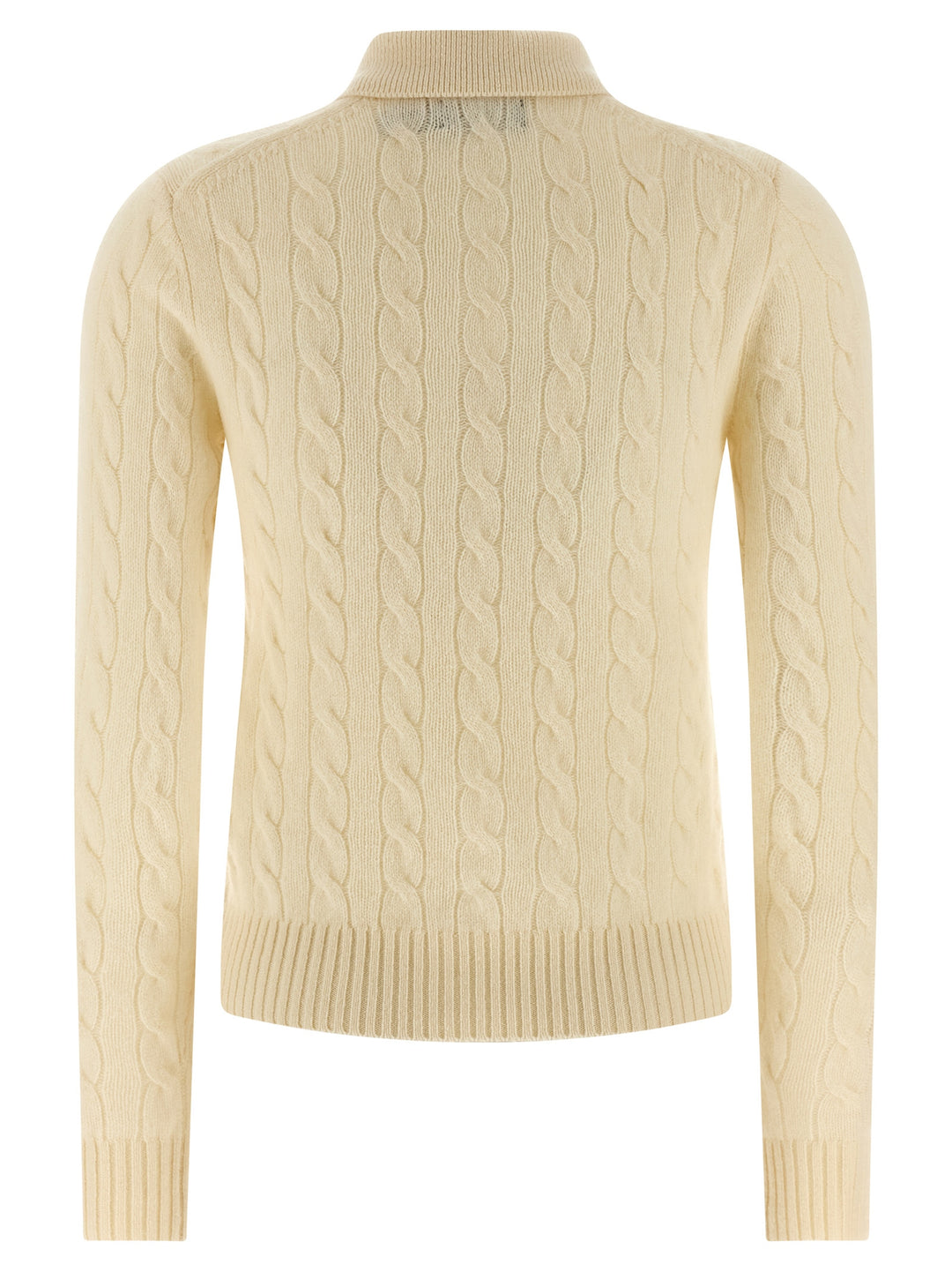 Polo Ralph Lauren White Wool Polo Shirt