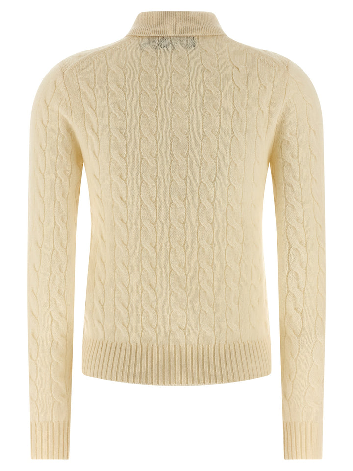 Polo Ralph Lauren White Wool Polo Shirt