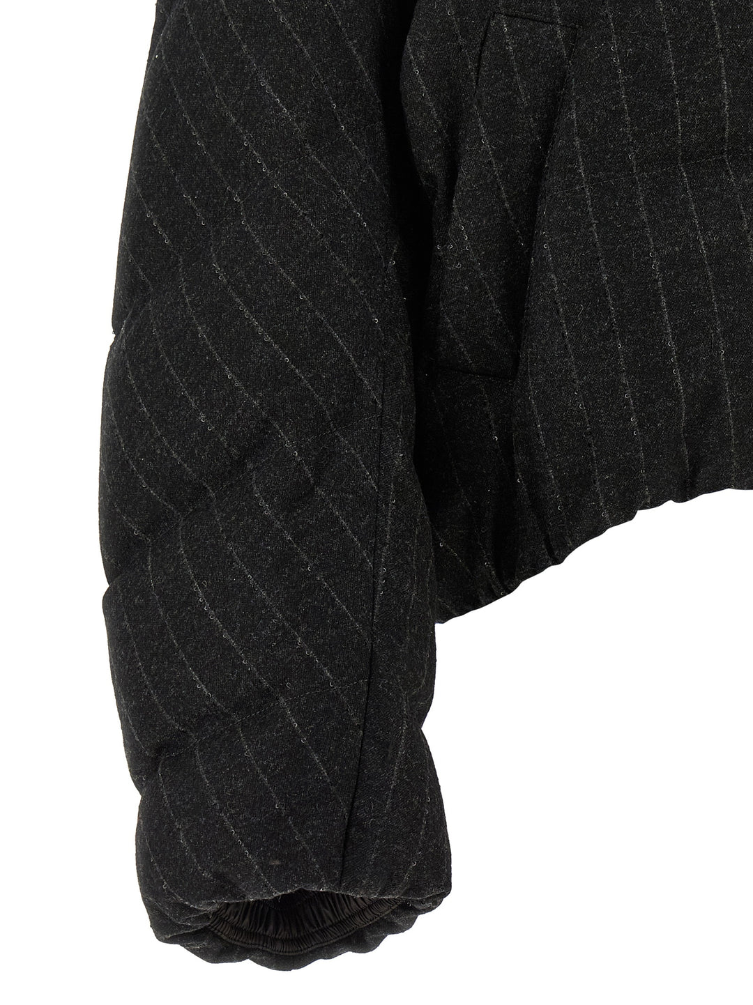 Brunello Cucinelli Gray Virgin Wool Full-Length Jacket