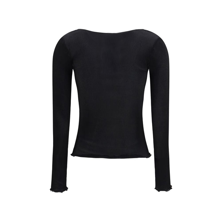 Saint Laurent Black Silk Blouse