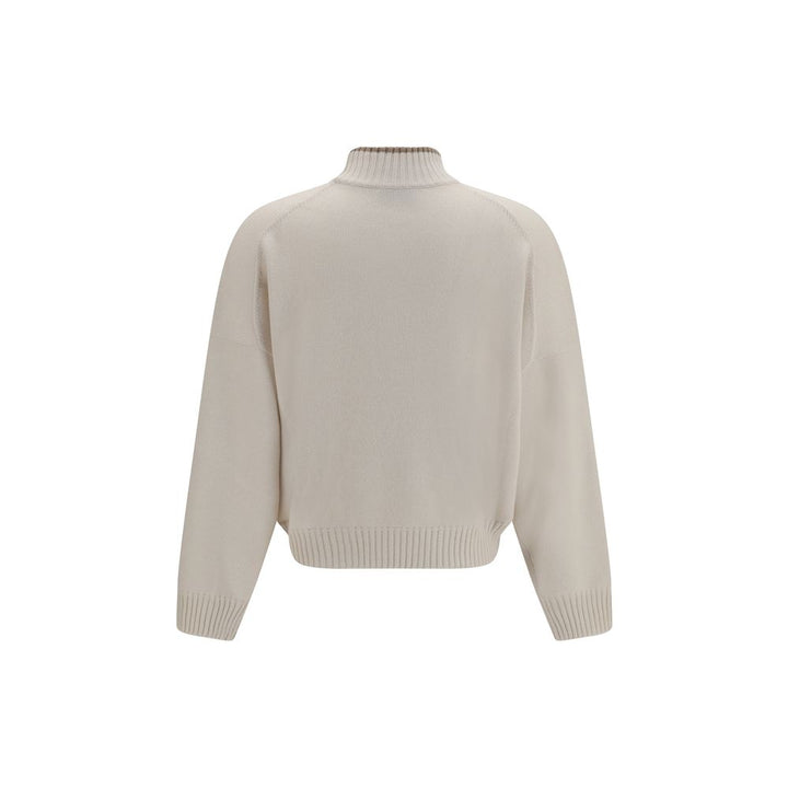 Brunello Cucinelli White Cashmere Sweater