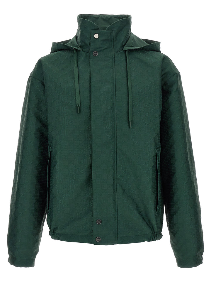 Gucci Bicolor Cotton Shell Jacket