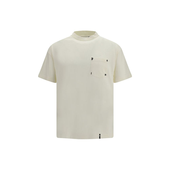 Palm Angels White Cotton T-Shirt