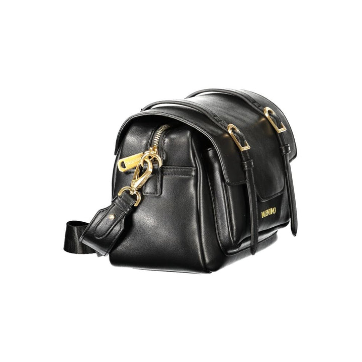 Mario Valentino Black Polyurethane Women's Bag