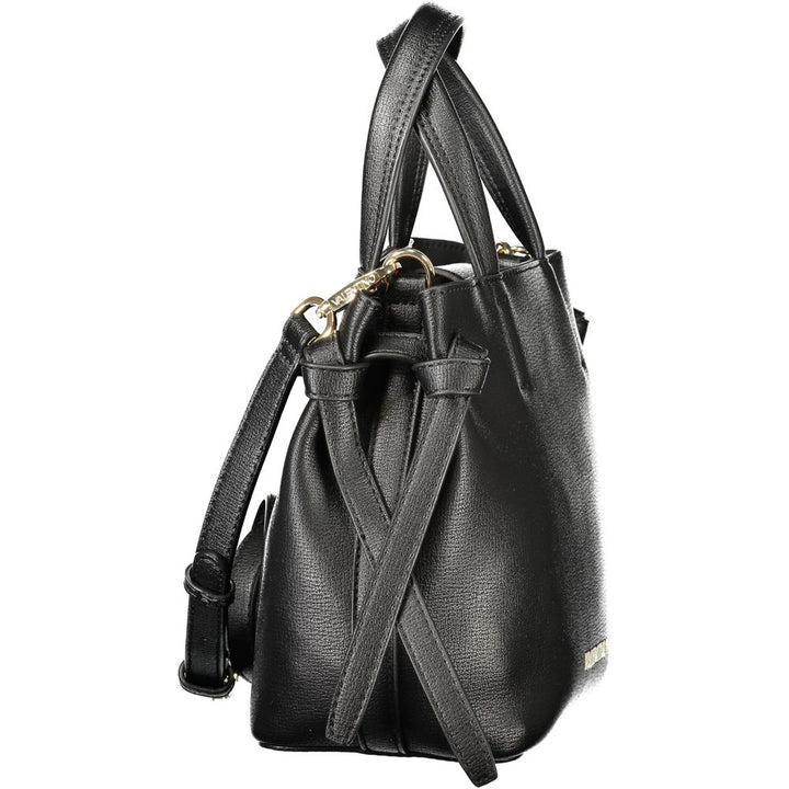 Mario Valentino Black Polyurethane Women's Bag