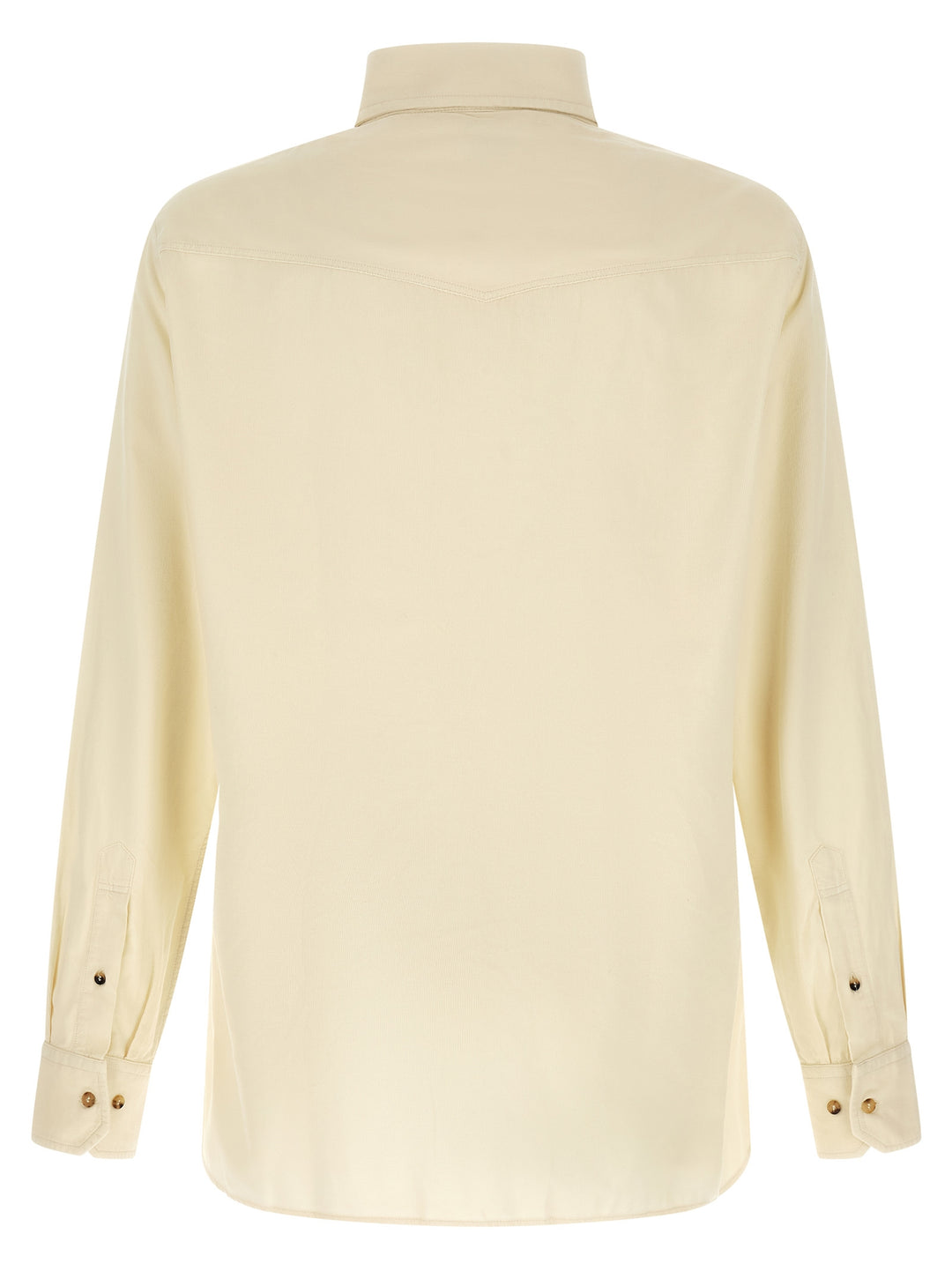 Brunello Cucinelli White Cotton Blouse