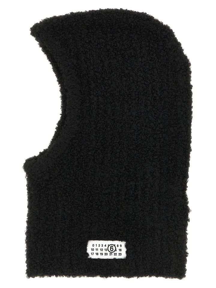 MM6 Maison Margiela Black Marabou Hat