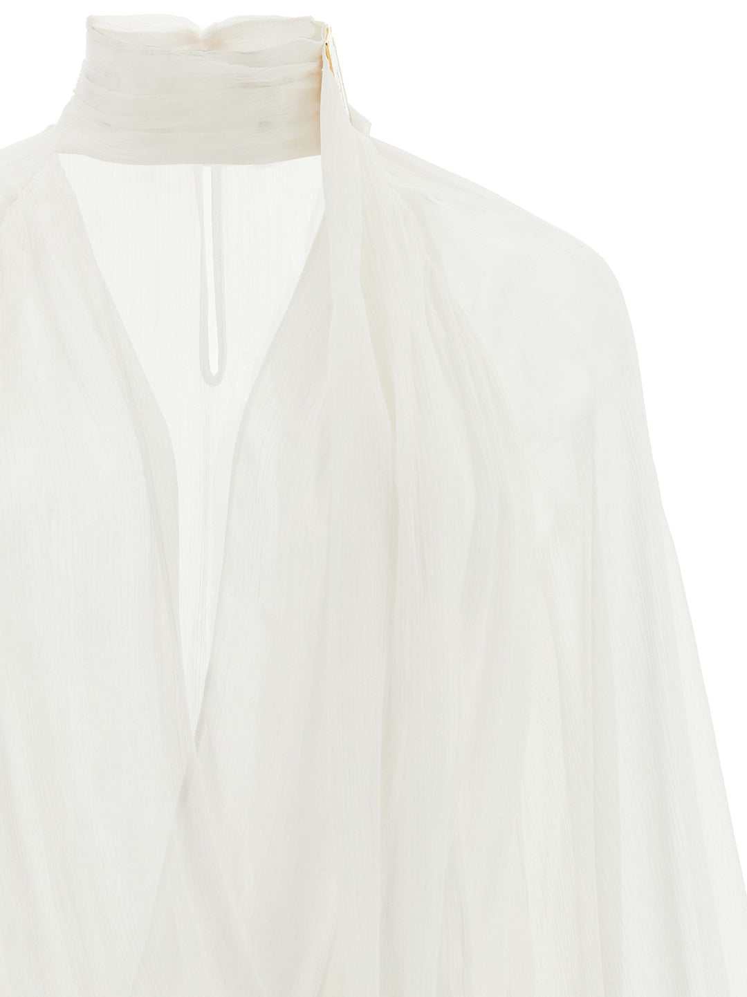 Elisabetta Franchi White Viscose Bodysuit
