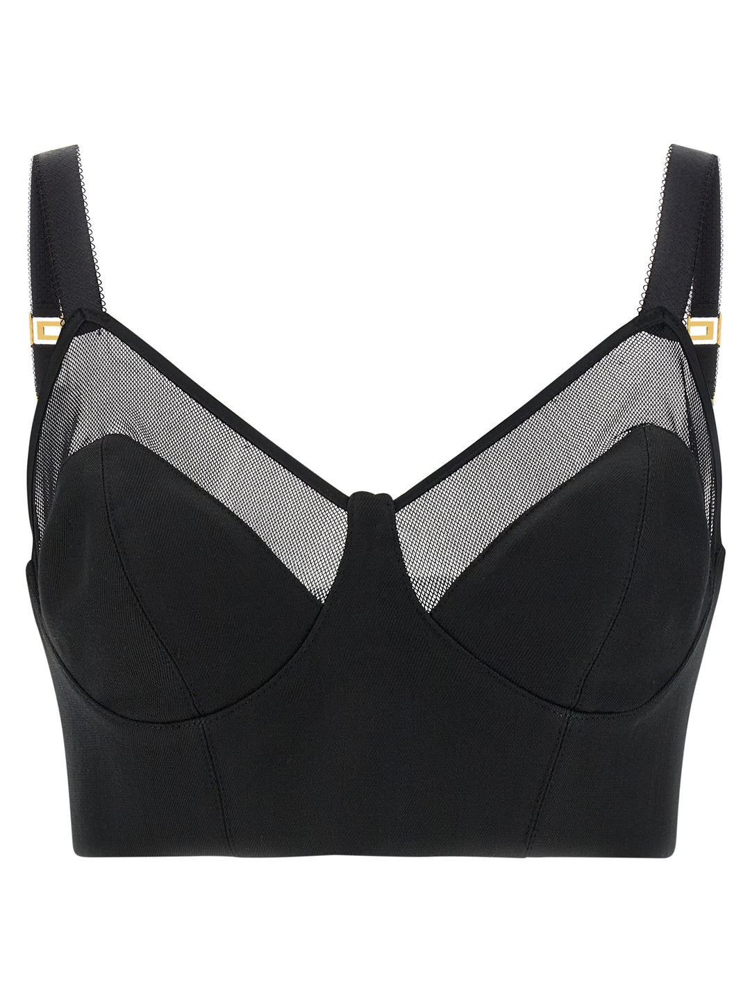 Elisabetta Franchi Black Virgin Wool Tank Tops