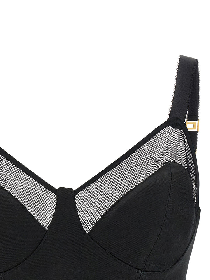 Elisabetta Franchi Black Virgin Wool Tank Tops