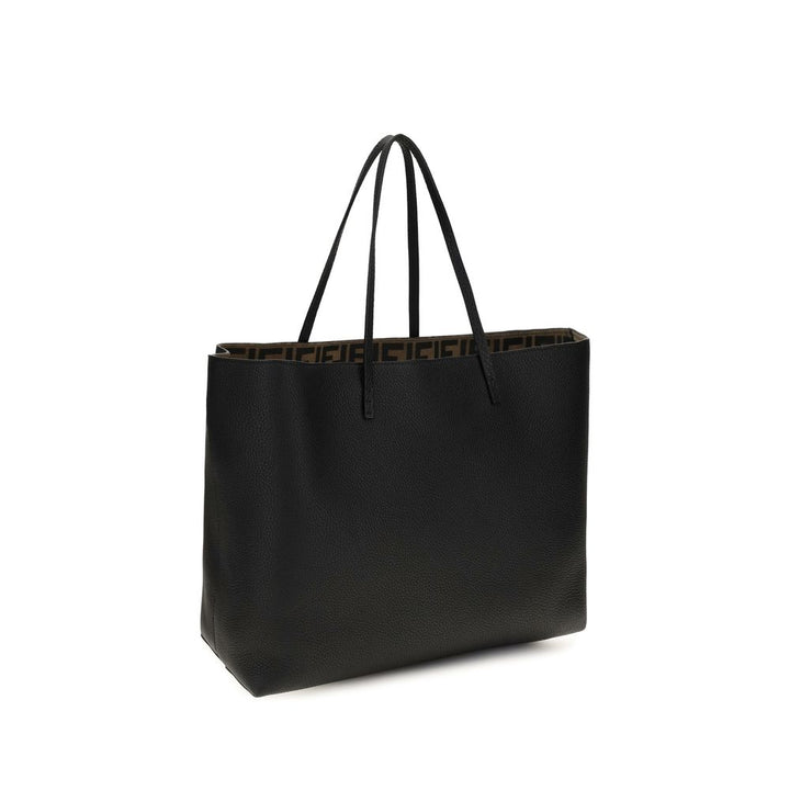 Fendi Black Calf Leather Bos Taurus Shoulder Bag