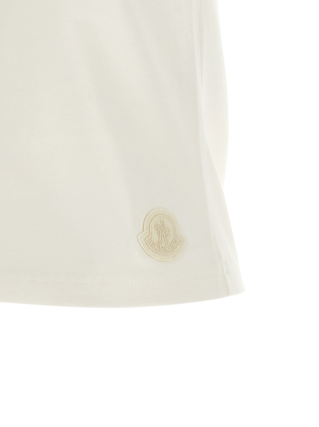 Moncler White Cotton T-Shirt