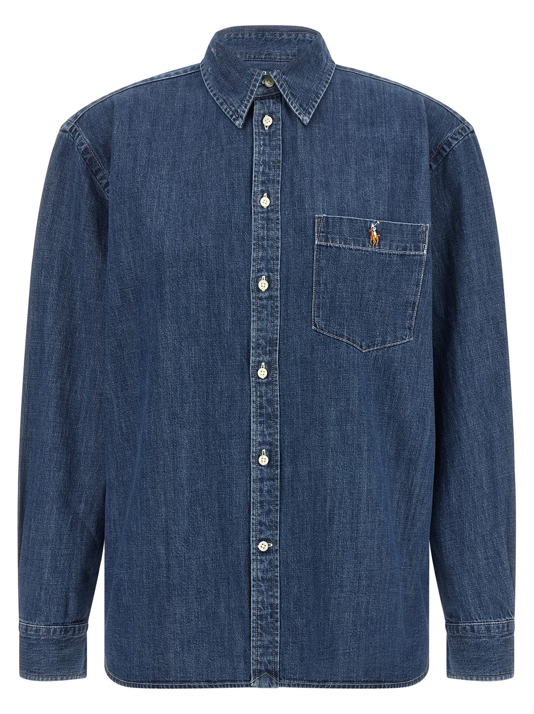 Polo Ralph Lauren Blue Cotton Blouse