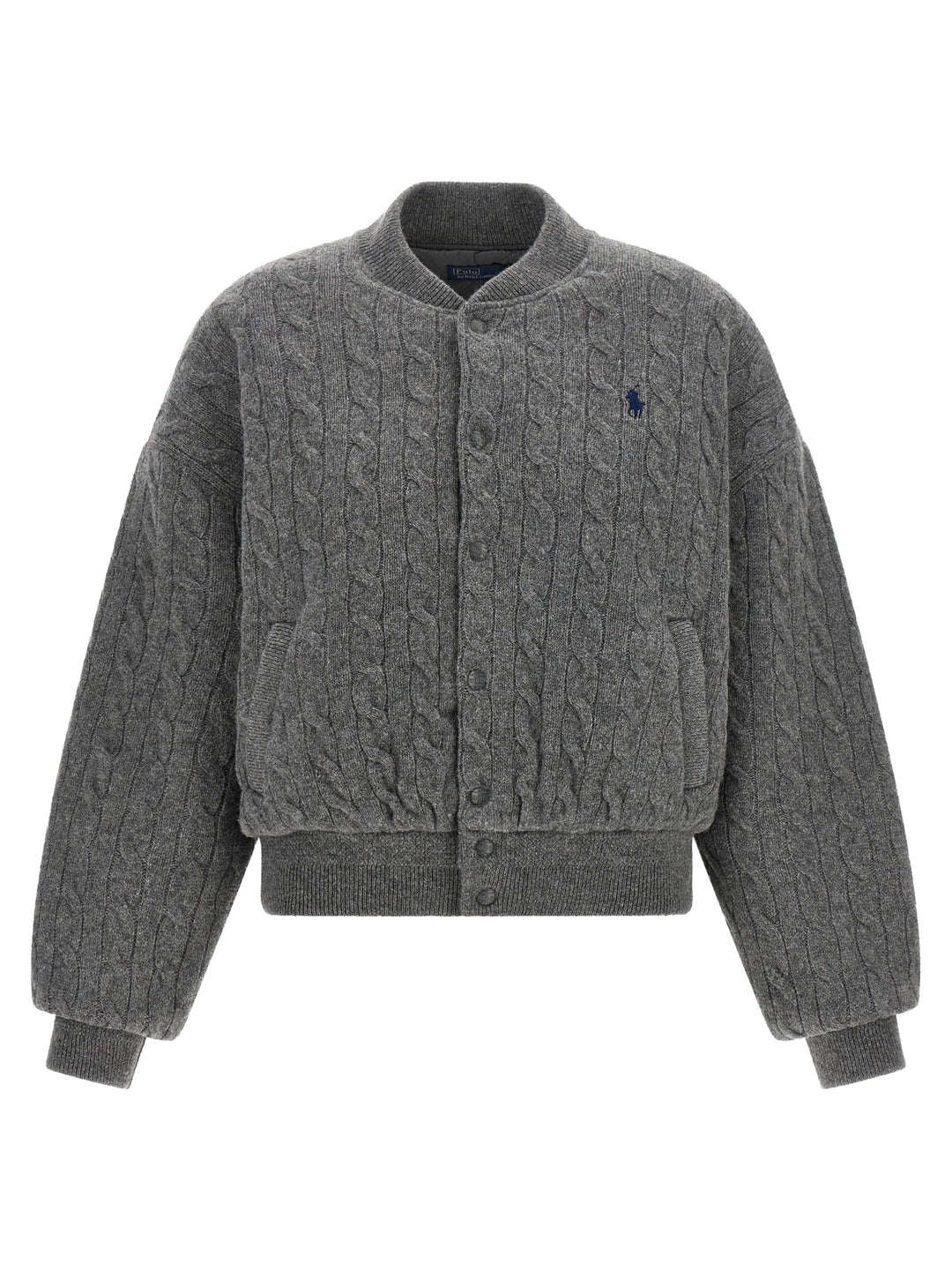 Polo Ralph Lauren Gray Wool Bomber