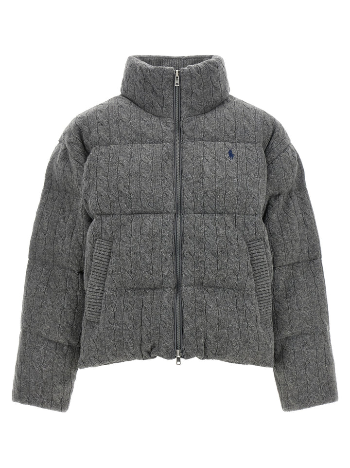 Polo Ralph Lauren Gray Wool Full-Length Jacket