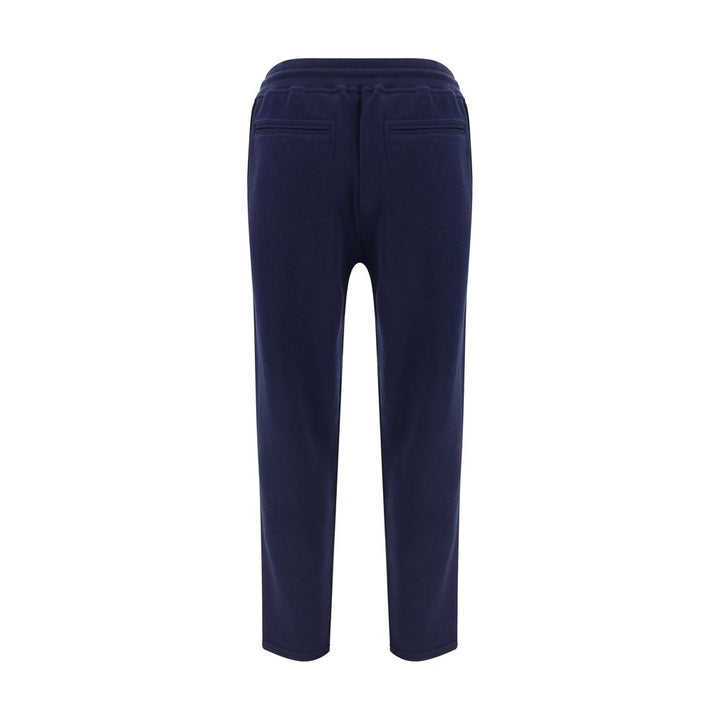 Brunello Cucinelli Blue Cotton Joggers (Workout Pants)