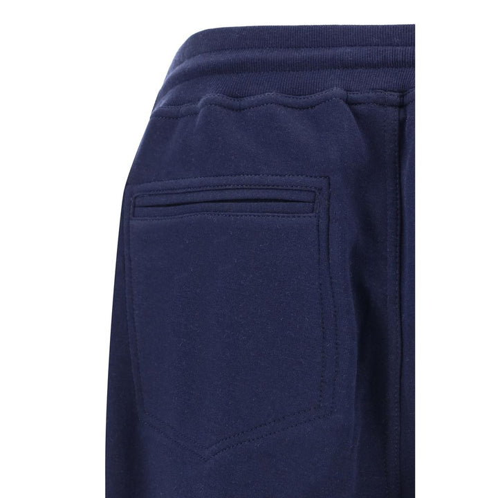 Brunello Cucinelli Blue Cotton Joggers (Workout Pants)