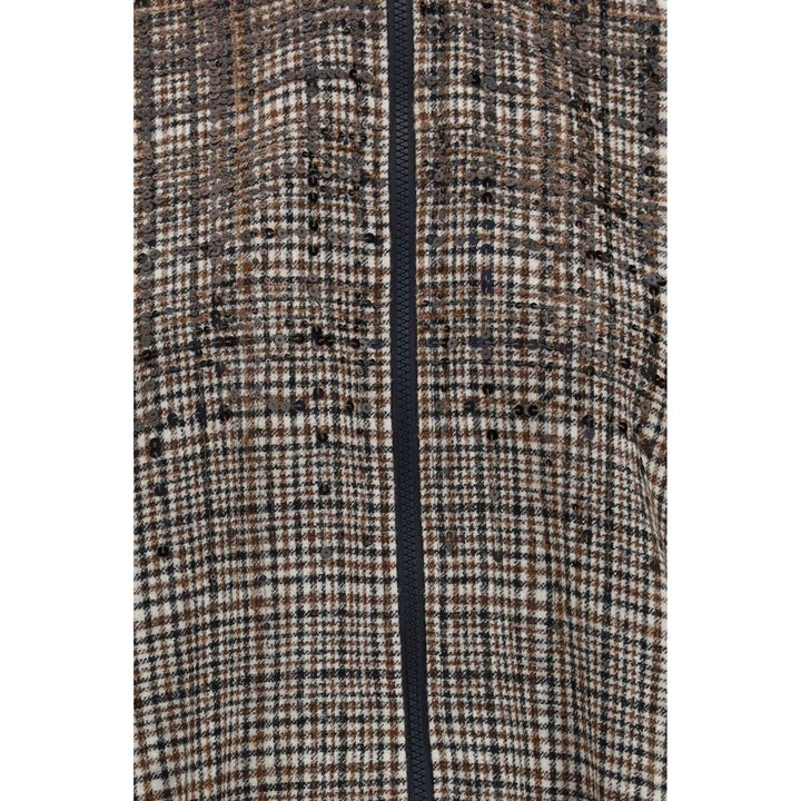 Brunello Cucinelli Beige Polyamide Full-Length Jacket