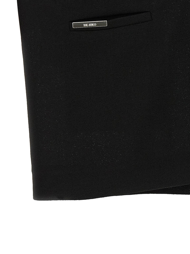 The Attico Black Polyamide Short Dress