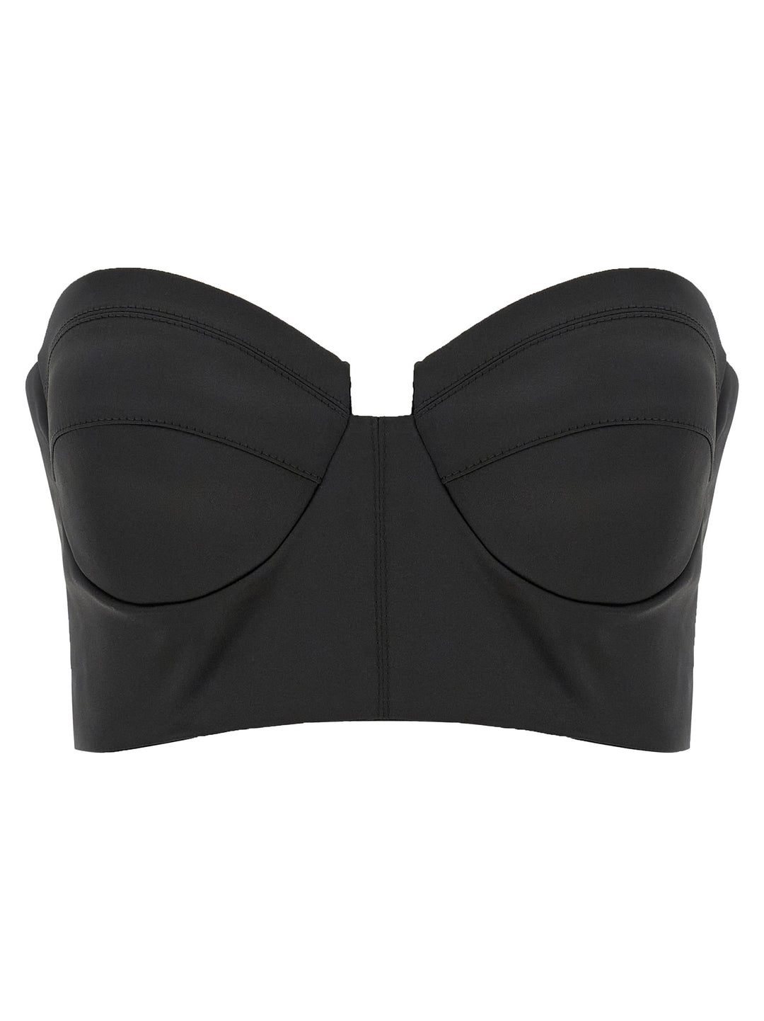 Elisabetta Franchi Black Polyester Tank Tops